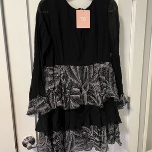 TVF for DVF black dress